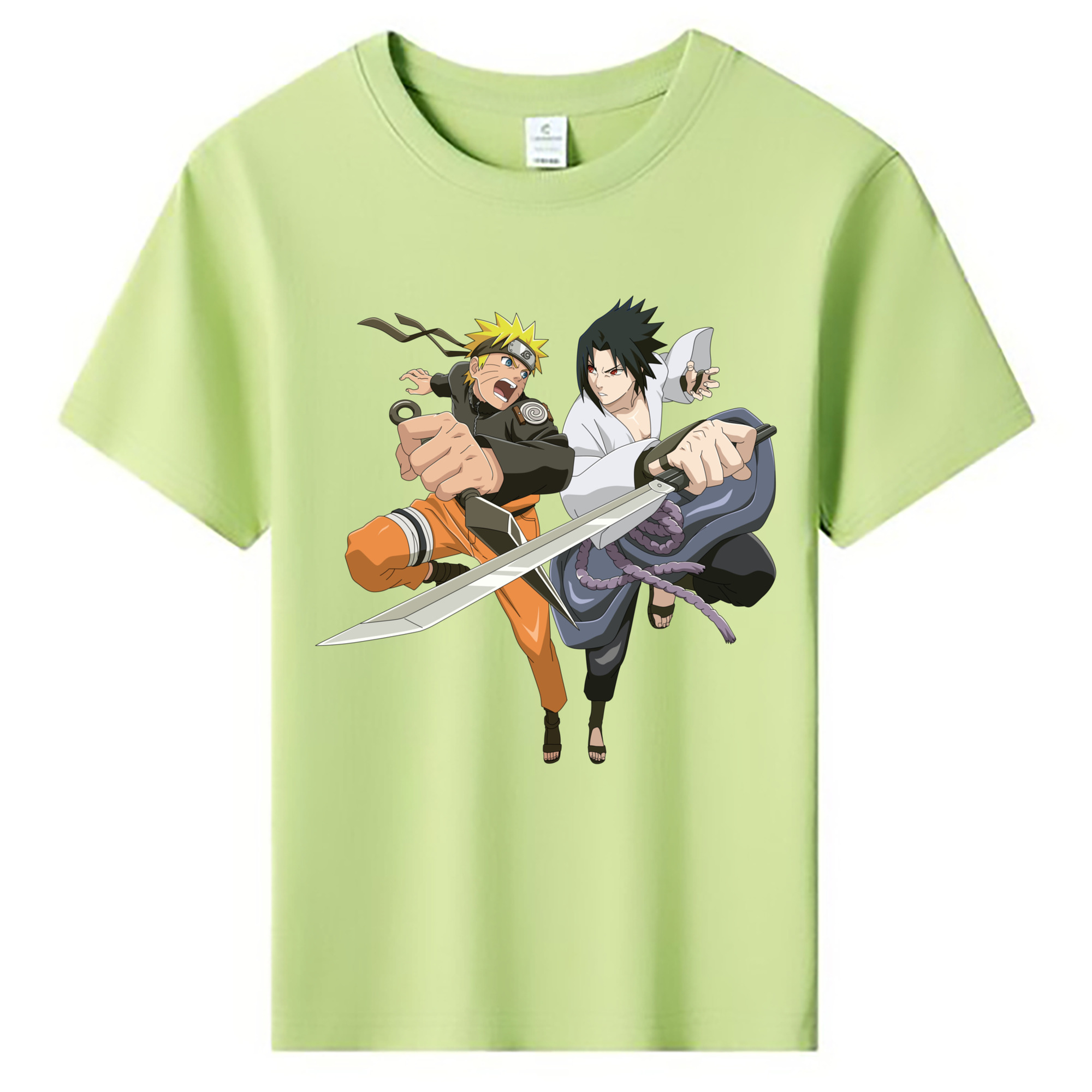 （画像用） NARUTO -ナルト- うずまき ナルト Uzumaki Naruto 綿100％キッズTシャツ（フロントプリント）